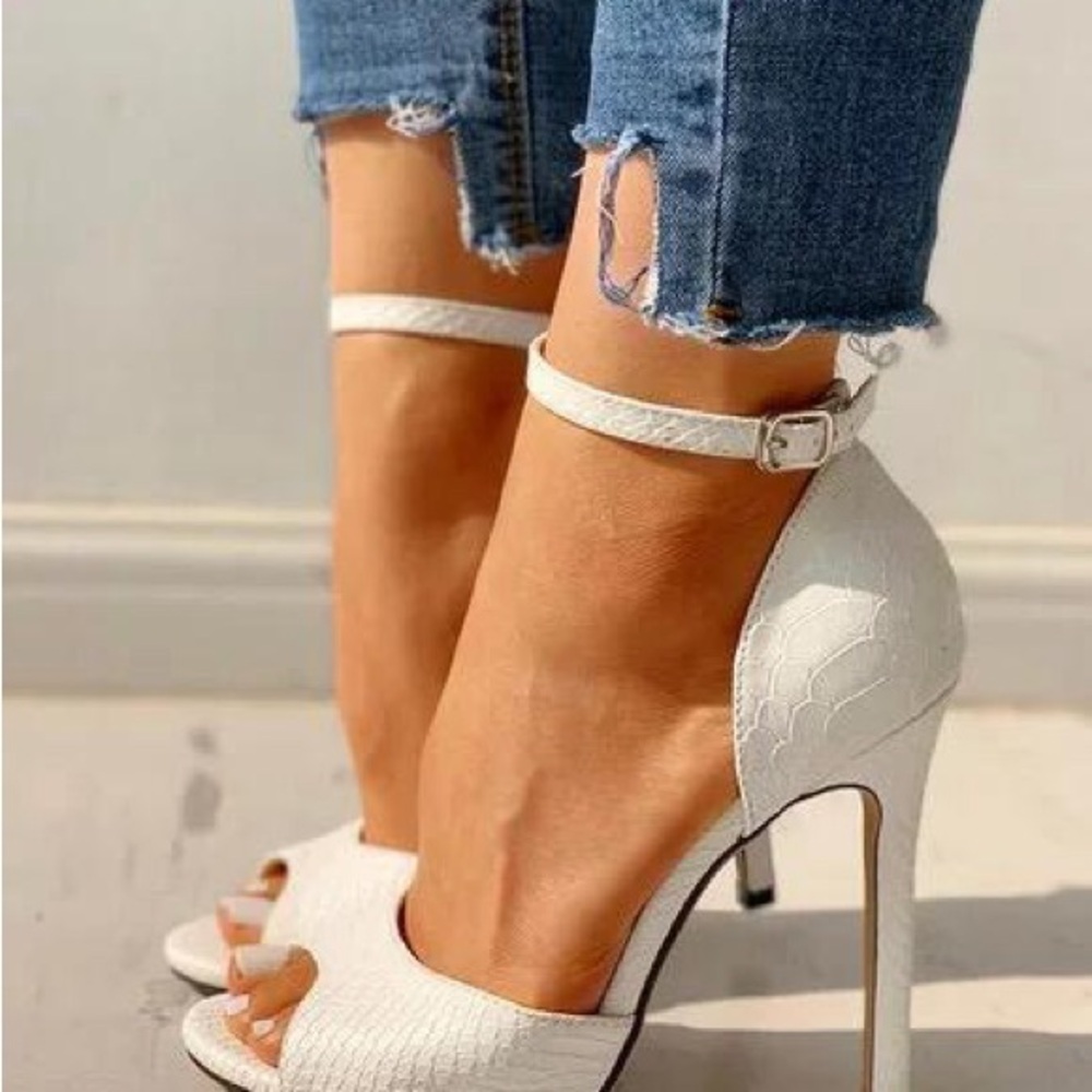 Elegant White High Heels for Women
